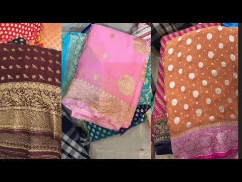 Banarasi pure Chiffon Saree | Booking +918810782147