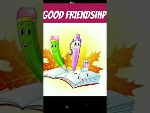 Good Friendship| || pencil and eraser 🥀🌹💯🙏😊#englishmotivation #viral