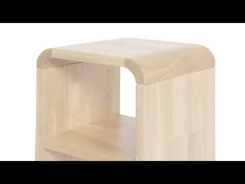 Futon Company - Oak Abbey Bedside Table