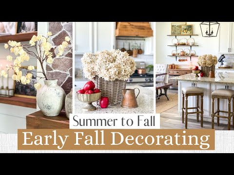 DECORATE WITH ME FALL 2023 | EARLY FALL DECORATING TIPS