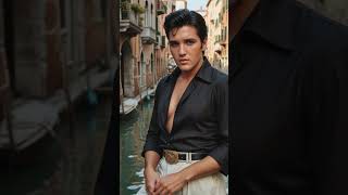 Wait for Result! Elvis Presley in Venice #elvis #elvispresley #madewithai #ai #shorts