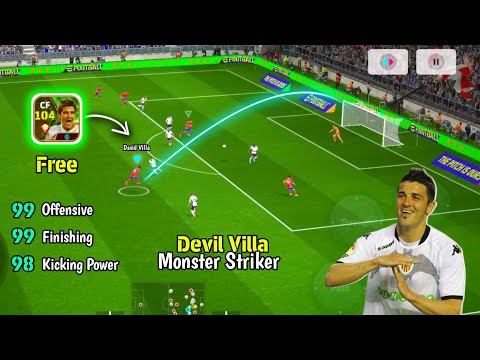 Free David Villa 🔥You will regret if you skip  Him🫵👿 David Villa Epic Booster Review in eFootball 25