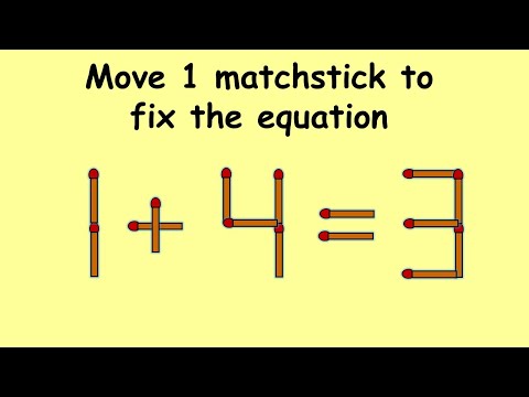 Mind-Blowing Match Stickuzzles That Will Baffle Your Brain! #314 #maths #matchstickriddles