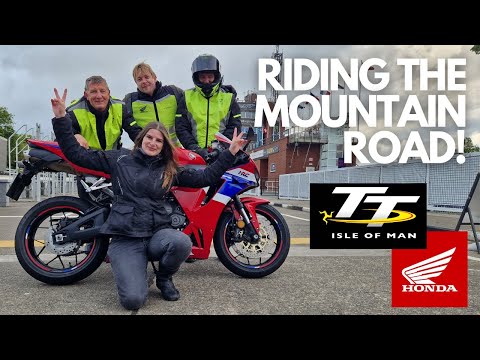 Riding the 2024 Honda CBR600RR on the Isle of Man TT mountain course