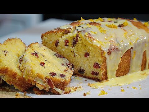 Zesty Cranberry Orange Loaf Cake