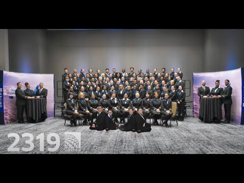 UNITED Class 2319 Flight Attendant Graduation