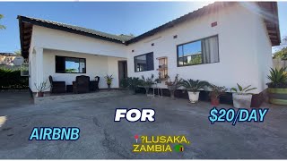 Airbnb for LESS THAN $20/Day  OLYMPIA, LUSAKA 🇿🇲| Airbnb Property in Lusaka, Zambia 🇿🇲