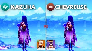 C0 Chevreuse vs Kazuha ! Best Support for Raiden ?? [ Genshin Impact ]