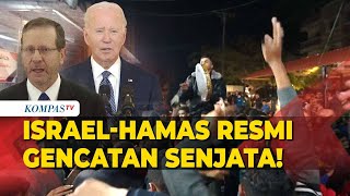 Israel & Hamas Umumkan Gencatan Senjata di Gaza: Joe Biden Bersuara, Warga Merayakan!