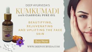 100% Genuine Kumkumadi Oil Enriched with Saffron for Face & Skin Care By Deep Ayurveda