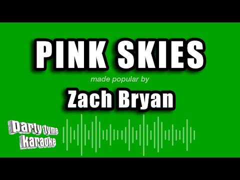 Zach Bryan - Pink Skies (Karaoke Version)