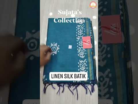 Linen Silk Batik Sarees | LIVA PRODUCT #ytshorts #shorts #ytshortsvideo  #shortvideo