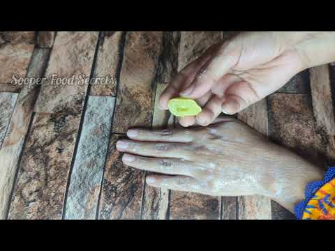 Hand and Foot Whitening Manicure Pedicure At Home | Remove Suntan Instantly💕