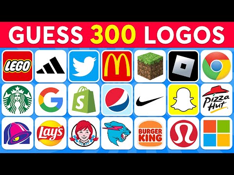 Guess the Logo in 1 Second | 300 Famous Logos 🍎🥇 Logo Quiz 2024