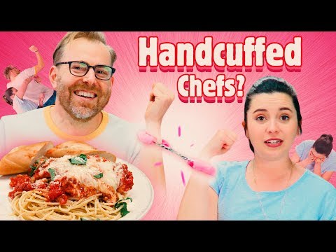 Two Pro Chefs Cook While Handcuffed | Funny Handcuff Challenge | Homemade Vs the Internet