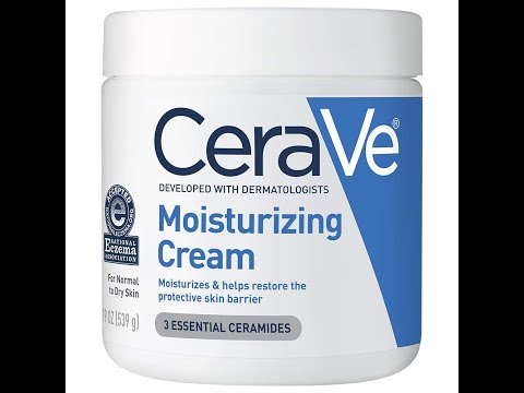 CeraVe Moisturizing Cream   Body and Face Moisturizer for Dry Skin   Body Cream with Hyaluronic Acid