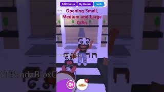 Opening Small, Medium and Large Gifts #roblox #adoptmelegendary #adoptmegifts #giveaway #aesthetic