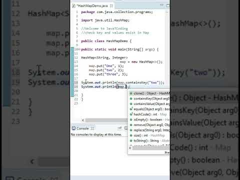 Check if key value pair exists in hashmap java #shorts #hashmap #javatcoding