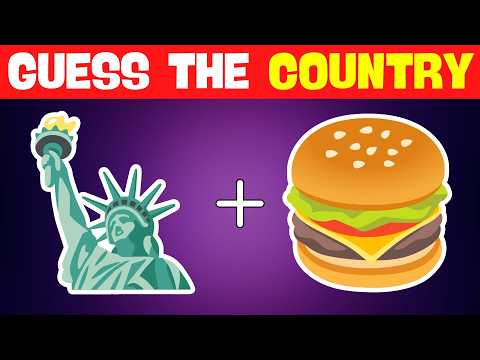 Guess The Country By Emoji 🇺🇸🇧🇷🇫🇷 | Random Quizzes