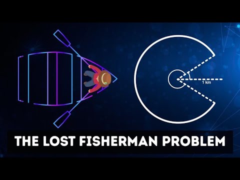 The Lost Fisherman Problem | What is the most efficient way back to shore?