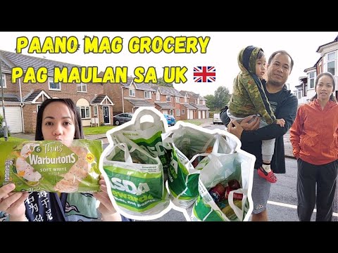 Day in my life in UK: PAANO MGROCERY PAG MAULAN SA UK!  Grocery shopping and haul!