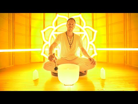 Opening Your Solar Plexus Chakra | 324Hz Frequency Singing Bowl & Tuning Fork Sound Bath (Manipura)