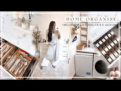 HOME VLOG | ORGANISING, SORTING OUT & ALDI SHOP!