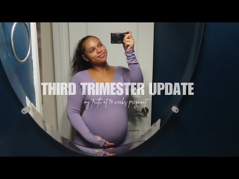 VLOG: Third Trimester Update| Symptoms + Feelings Etc. (REAL & RAW)