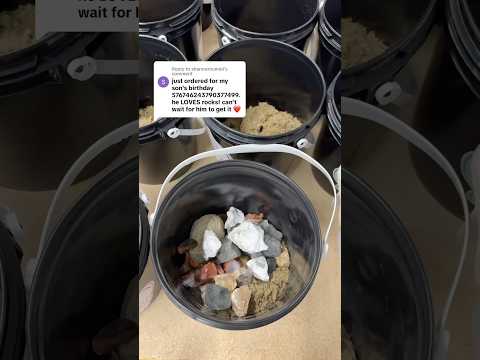 #ASMR Authentic Crystal Mining Bucket!