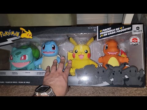 Pokemon Vinyl 4 Pack from Costco Unboxing