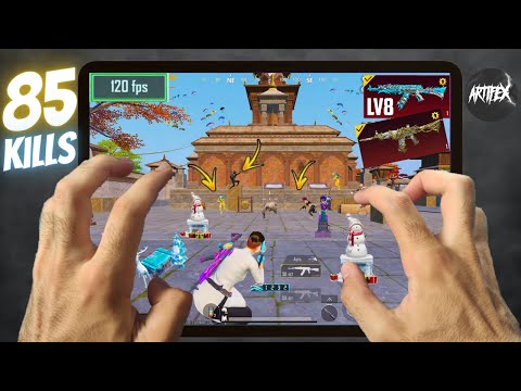 WORLD NO:1😈FASTEST REFLEX+PEEK IPAD PLAYER 90 FPS BEST MOMENTS GAMEPLAY/Pubg Mobile iPad Pro 11