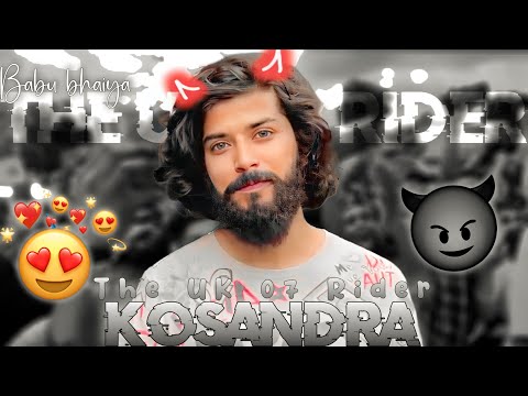 KOSANDRA 💔 The Uk07 Rider 😈 |  Bhau Bhaiya | Anurag Dobhal 😈 Attitude 🥀 Status