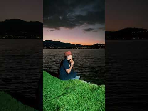 Así fue - Panflute #livemusic #sunset #ecuador #nature #lake #andean #romantic #flute