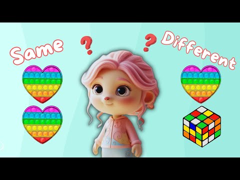 SAME or DIFFERENT Things & Game for Preschool & Kindergarten kids | 1 class 2 class