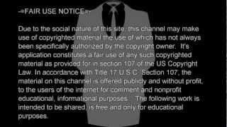 Anonymous - Content Disclaimer & Fair Use Notice clip