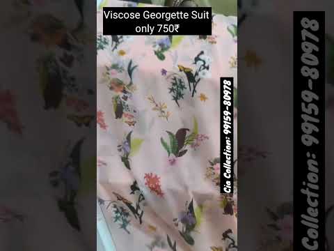 R- TEX VISCOSE GEORGETTE SUIT ONLY 750₹