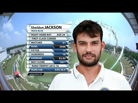 Duleep Trophy || Sheldon Jackson 134 (204) || Ind Red vs Ind Blue