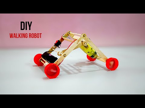 How to Make a Worm Robot || DIY Walking Robot || School project