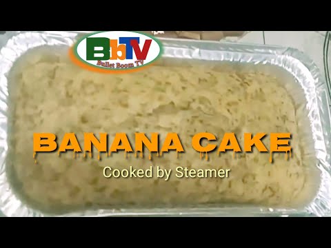 BANANA CAKE | COOKED IN STEAMER | RICE COOKER |