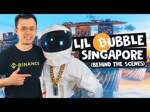 Lil Bubble in Singapore - Blockshow Asia 2019 (feat. Cz Binance)