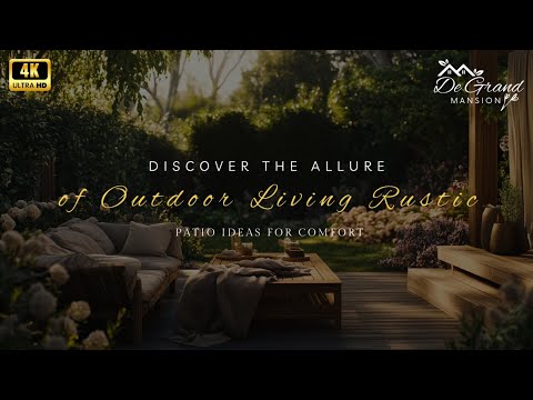 Discover the Allure of Outdoor Living: Rustic Patio Ideas for Comfort