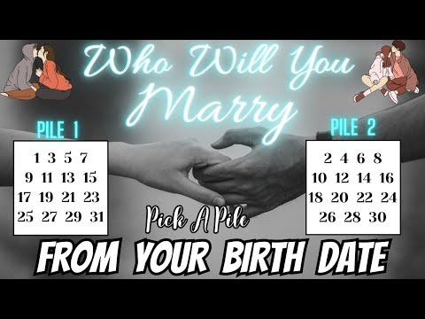 ❤️HINDI❤️JANIYE APNI BIRTH DATE SE❤️APKI SHAADI KAB AUR KIS SE HOGI ?❤️MARRIED LIFE❤️PICK A PILE❤️