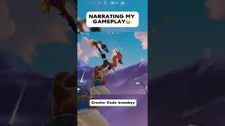 NARRATING MY GAMEPLAY 😂#breadzy #fortnite #fortnitememes #funny #memes #gaming #viralmemes #viral