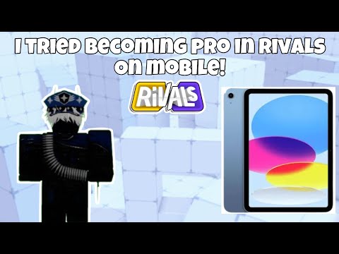 So I Tried BECOMING PRO In RIVALS ON MOBILE!