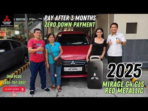 2025 MIRAGE G4 GLS CVT - RED METALLIC! ANG BILIS NG PROSESO RELEASE AGAD! #jmbvlog #MIRAGEG4GLS2025