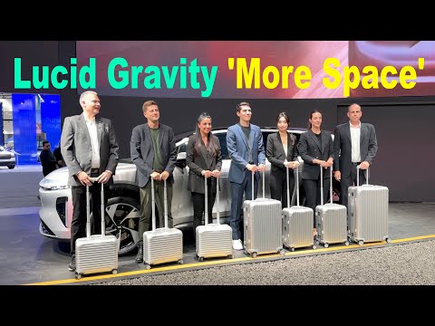 More Space - Lucid Gravity Revealed at LA Auto Show