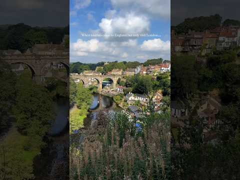 SAVE this town for your UK itinerary! 📍Knaresborough #uktravel #uk #yorkshire #knaresborough