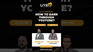 LIVE Q&A: How to Earn Money on YouTube - Tips & Strategies | LiveX