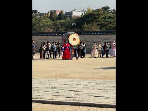 Changing of the Royal Guard in Gyeongbokung Palace, South Korea 🇰🇷