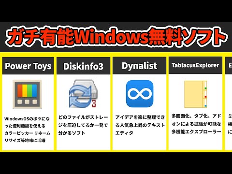 【無料】今すぐ入れるべきWindowsフリーソフト6選